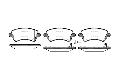 Klocki hamulcowe - komplet2822.12, ROADHOUSE w ofercie sklepu e-autoparts.pl 
