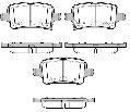 Klocki hamulcowe - komplet21628.02, ROADHOUSE w ofercie sklepu e-autoparts.pl 
