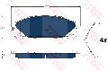 Klocki hamulcowe - komplet, ELECTRIC BLUEGDB3484BTE, TRW w ofercie sklepu e-autoparts.pl 