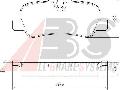Klocki hamulcowe - komplet37500, A.B.S. w ofercie sklepu e-autoparts.pl 