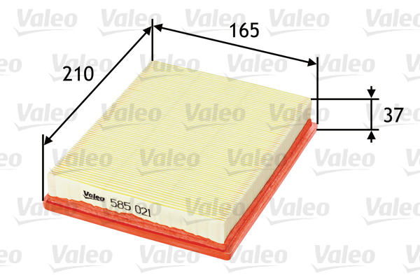 585021 Filtr powietrza VALEO