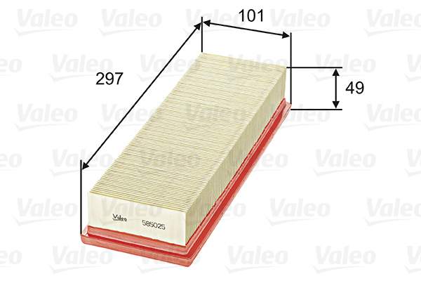 585025 Filtr powietrza VALEO