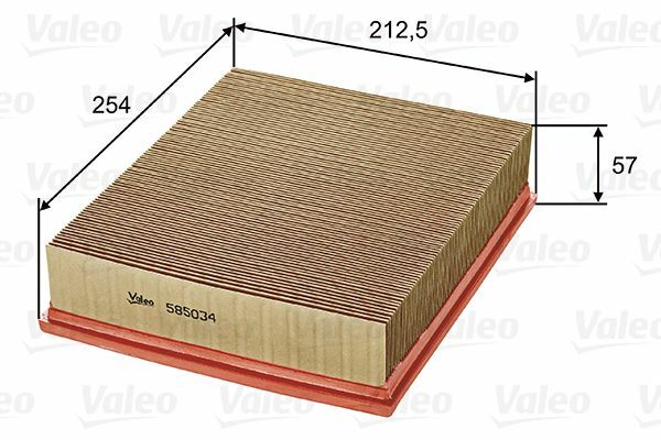 585034 Filtr powietrza VALEO