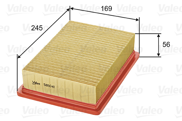 585041 Filtr powietrza VALEO