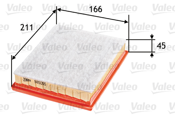 585055 Filtr powietrza VALEO