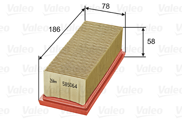 585064 Filtr powietrza VALEO