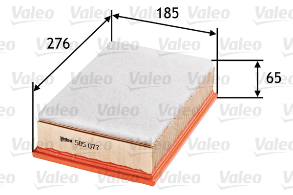 585077 Filtr powietrza VALEO