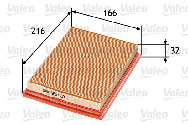 585083 Filtr powietrza VALEO