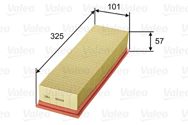 585089 Filtr powietrza VALEO