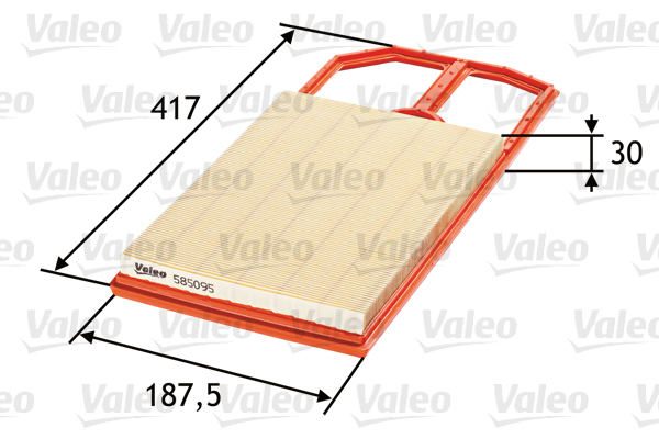 585095 Filtr powietrza VALEO