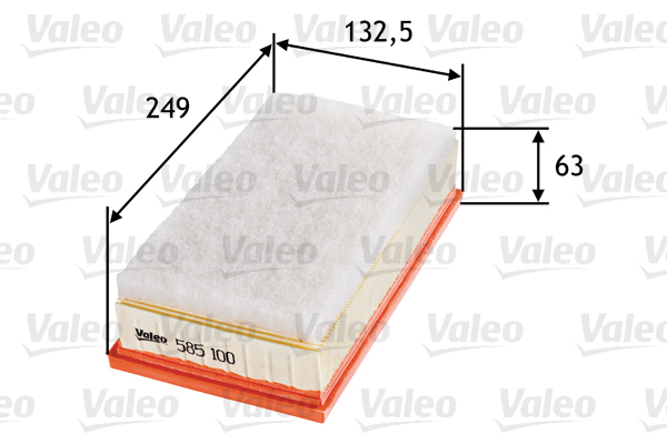 585100 Filtr powietrza VALEO