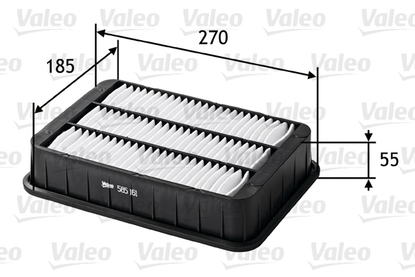 585161 Filtr powietrza VALEO