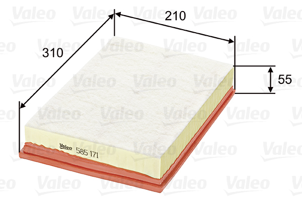 585171 Filtr powietrza VALEO