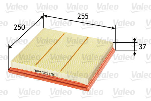 585179 Filtr powietrza VALEO