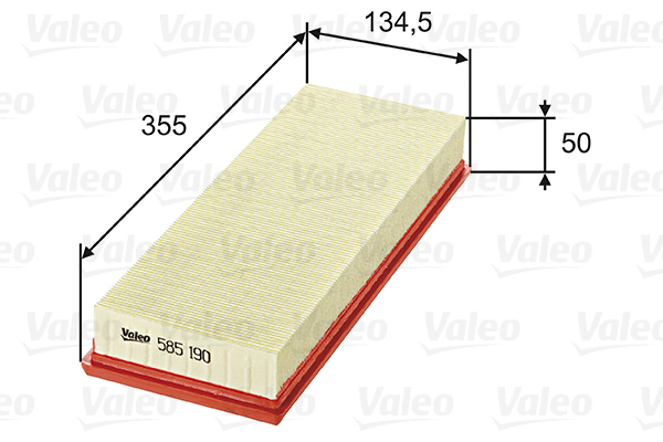 585190 Filtr powietrza VALEO