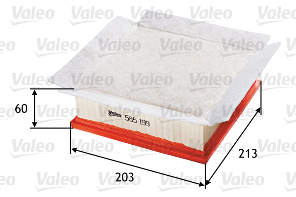 585199 Filtr powietrza VALEO