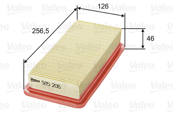 585206 Filtr powietrza VALEO
