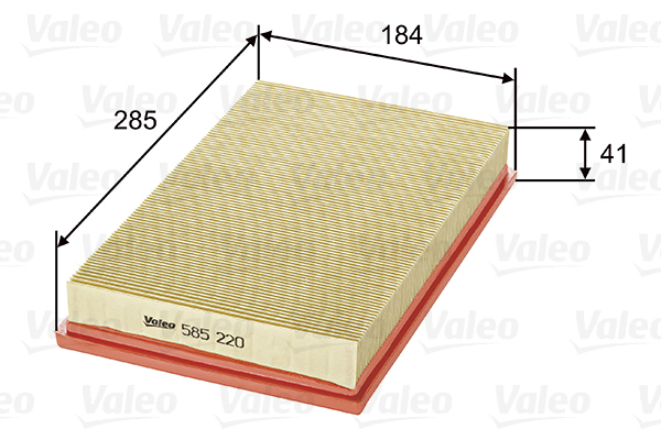 585220 Filtr powietrza VALEO