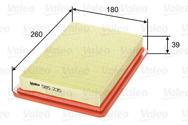 585235 Filtr powietrza VALEO