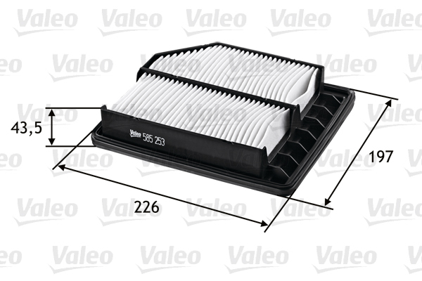 Filtr powietrza 585253 VALEO