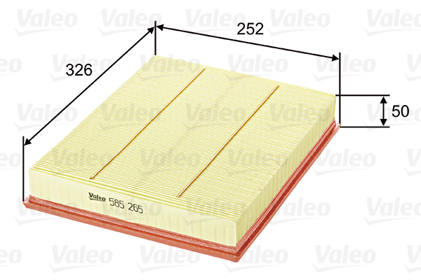585265 Filtr powietrza VALEO