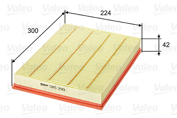 Filtr powietrza 585290 VALEO