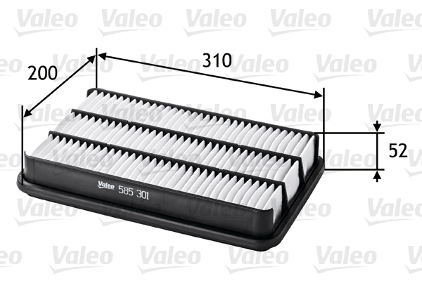 585301 Filtr powietrza VALEO