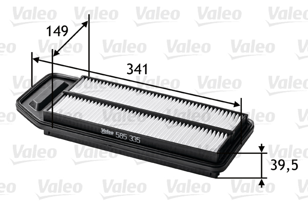 585335 Filtr powietrza VALEO