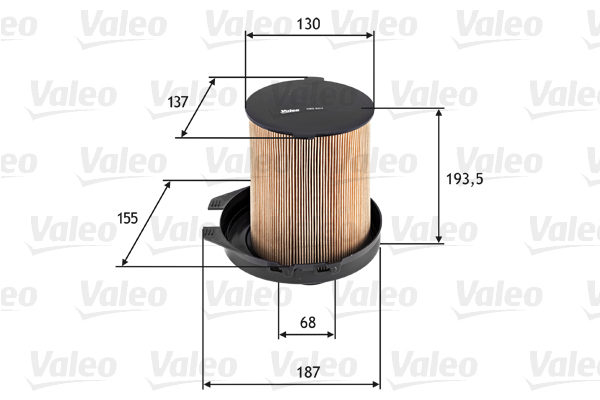 585603 Filtr powietrza VALEO