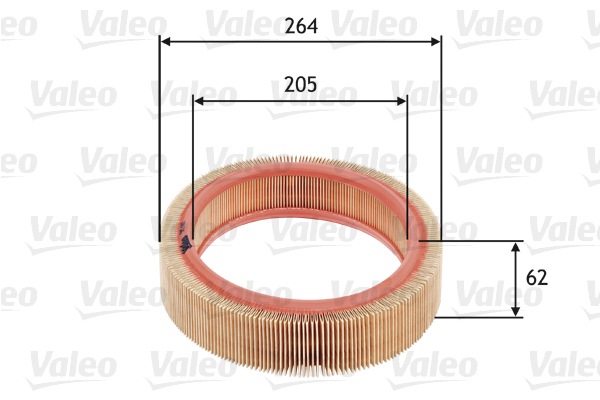 585607 Filtr powietrza VALEO