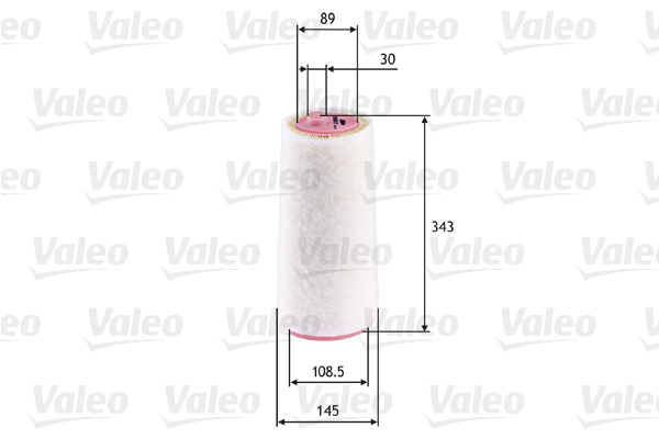 585617 Filtr powietrza VALEO