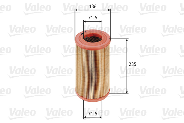 585622 Filtr powietrza VALEO
