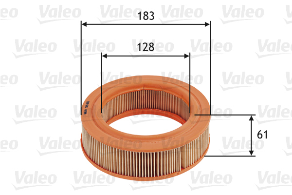 585656 Filtr powietrza VALEO
