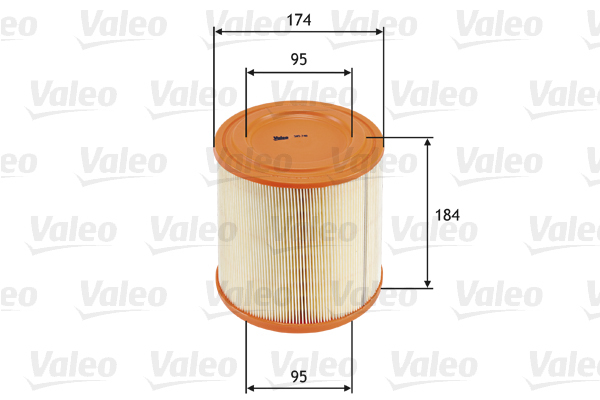 585740 Filtr powietrza VALEO