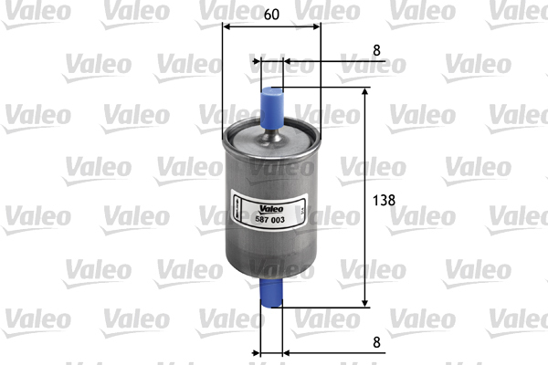 587003 Filtr paliwa VALEO