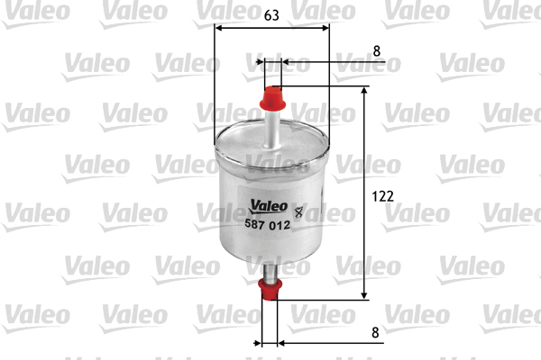587012 Filtr paliwa VALEO