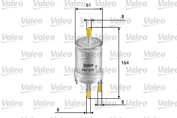 587030 Filtr paliwa VALEO
