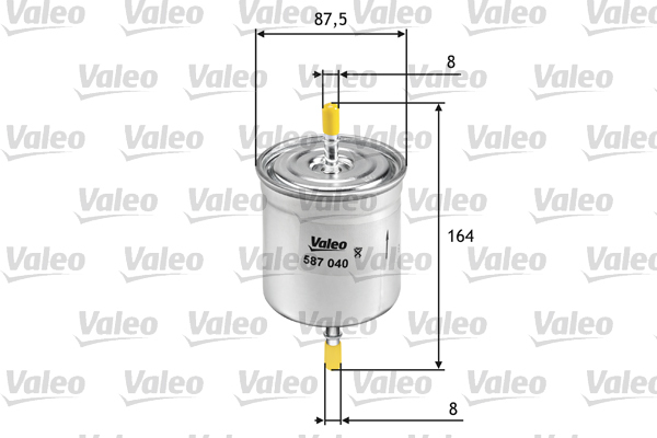 587040 Filtr paliwa VALEO