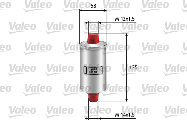 587200 Filtr paliwa VALEO