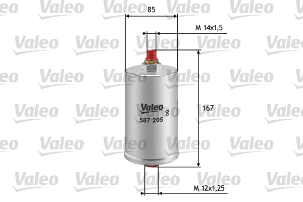 587205 Filtr paliwa VALEO