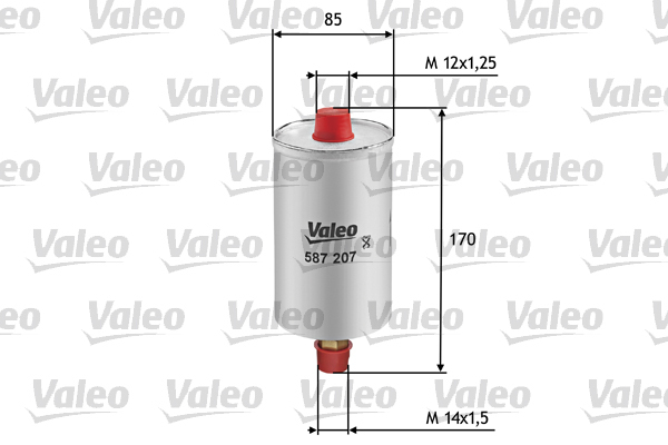 587207 Filtr paliwa VALEO
