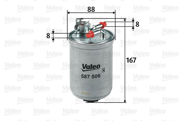 587506 Filtr paliwa VALEO
