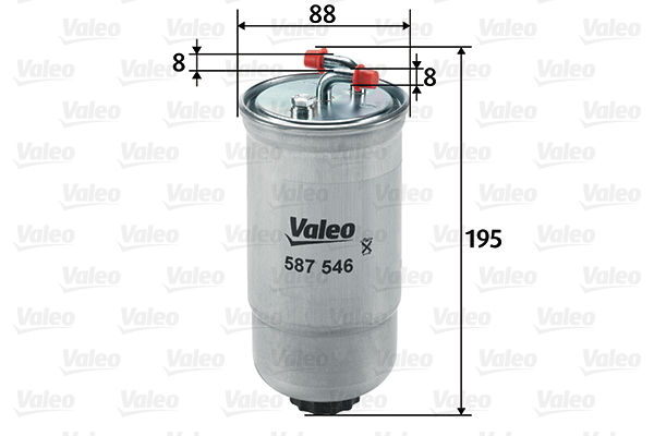 587546 Filtr paliwa VALEO