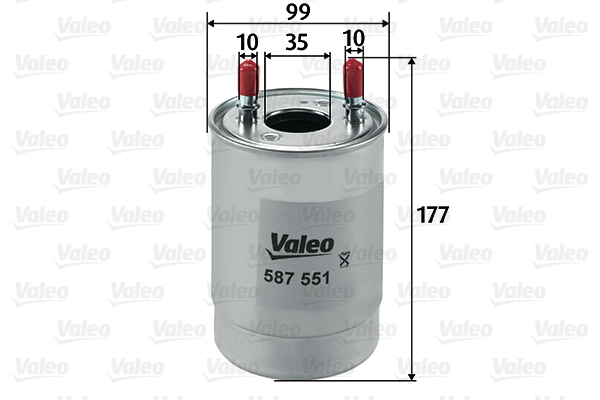 587551 Filtr paliwa VALEO