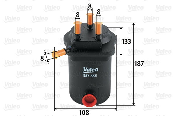 587555 Filtr paliwa VALEO
