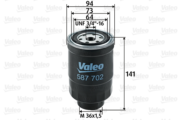 587702 Filtr paliwa VALEO