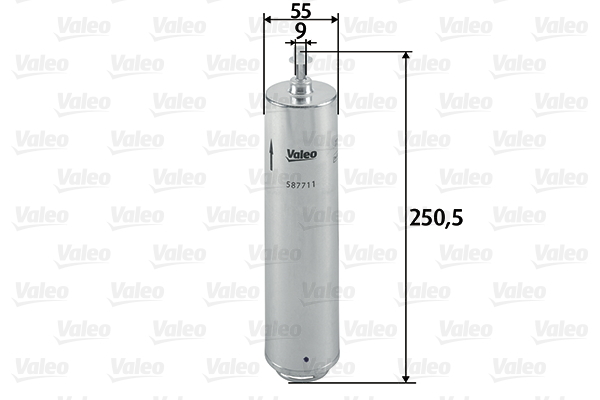 587711 Filtr paliwa VALEO