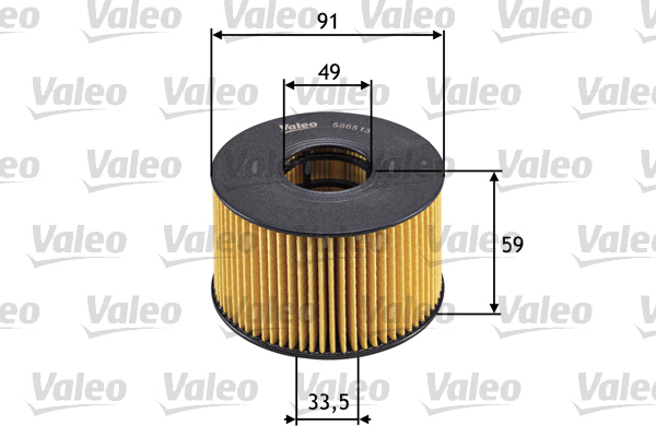 586513 Filtr oleju VALEO