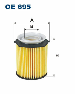 Filtr oleju OE 695 FILTRON WIX