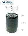 Filtr olejuOP 654/1, FILTRON WIX w ofercie sklepu e-autoparts.pl 